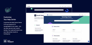 Customize the Help Center theme help center to fit your brand so it’s recognisable to your users – you can also use your own custom domain. Your users will never know your help center is built on Confluence!