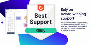 Gliffy has been voted Best Support for a diagram tool on G2.