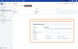 Add quick filters to Jira boards
