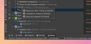 See who is online, their active branches and changes in a single repository or across your organization, updated in real‑time.
