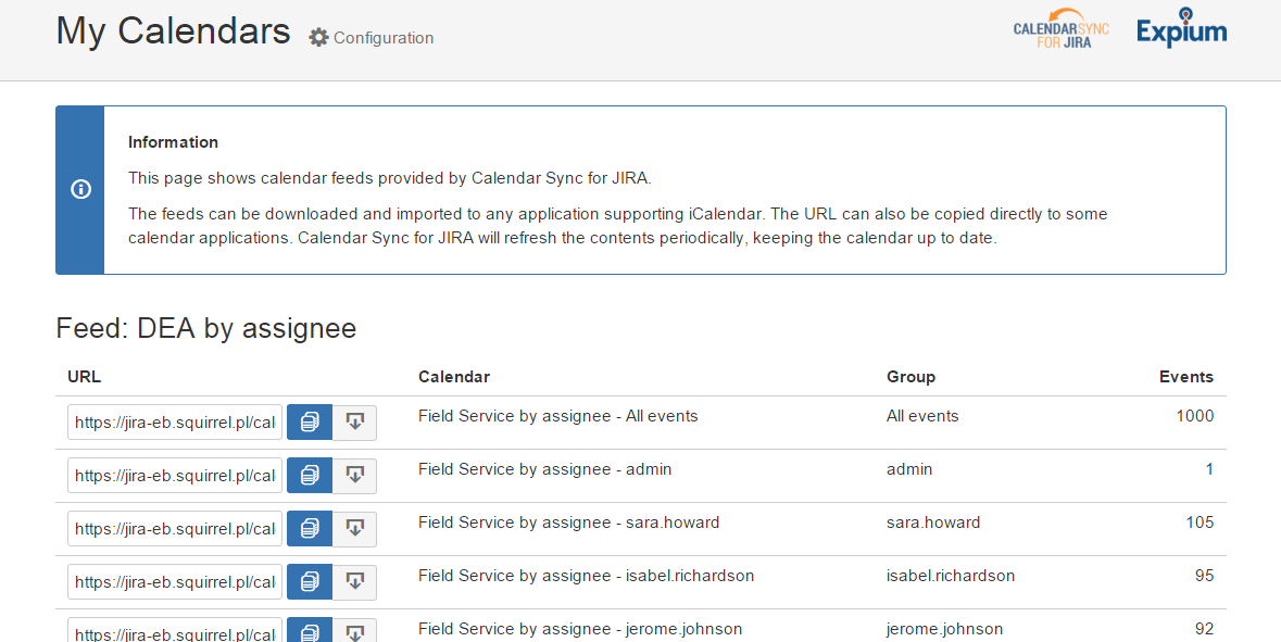 Manage Many Calendars