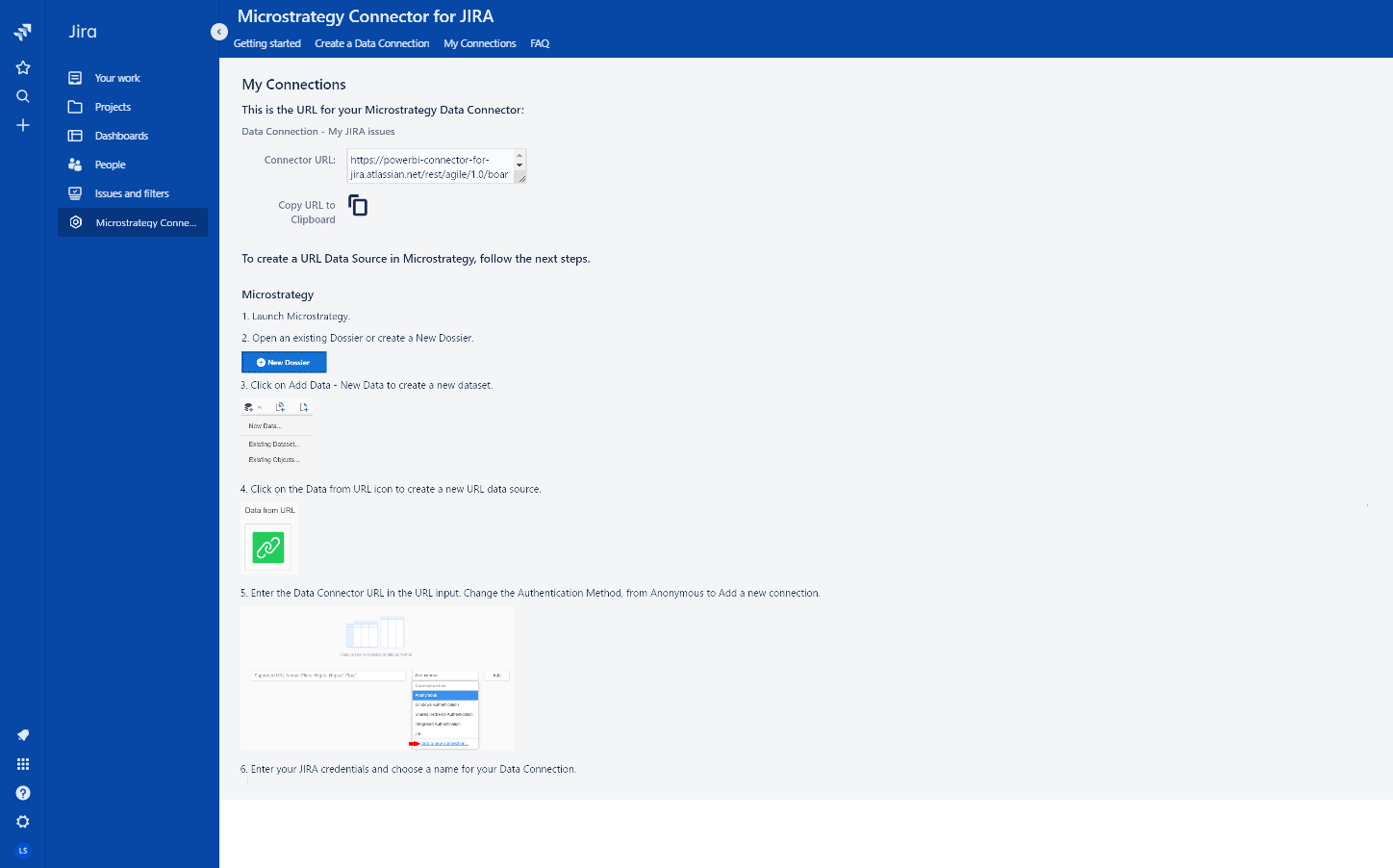 Retrieve the Connector URL