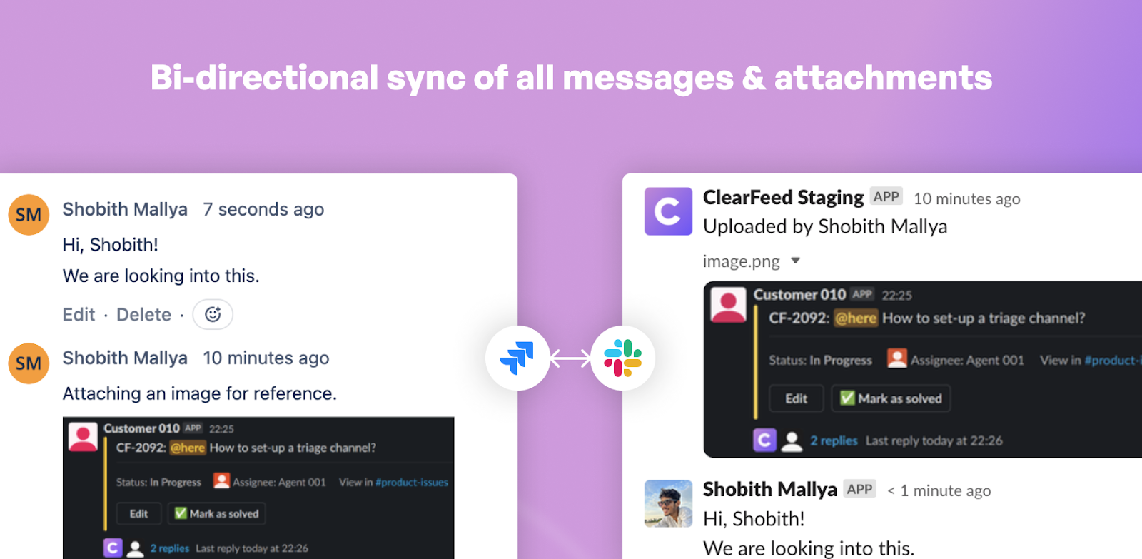 Sync all messages & attachments in 1-click