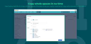 Copy whole spaces in no time.