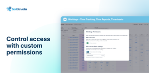 Decide who can access the app and limit access to other users worklogs if necessary.