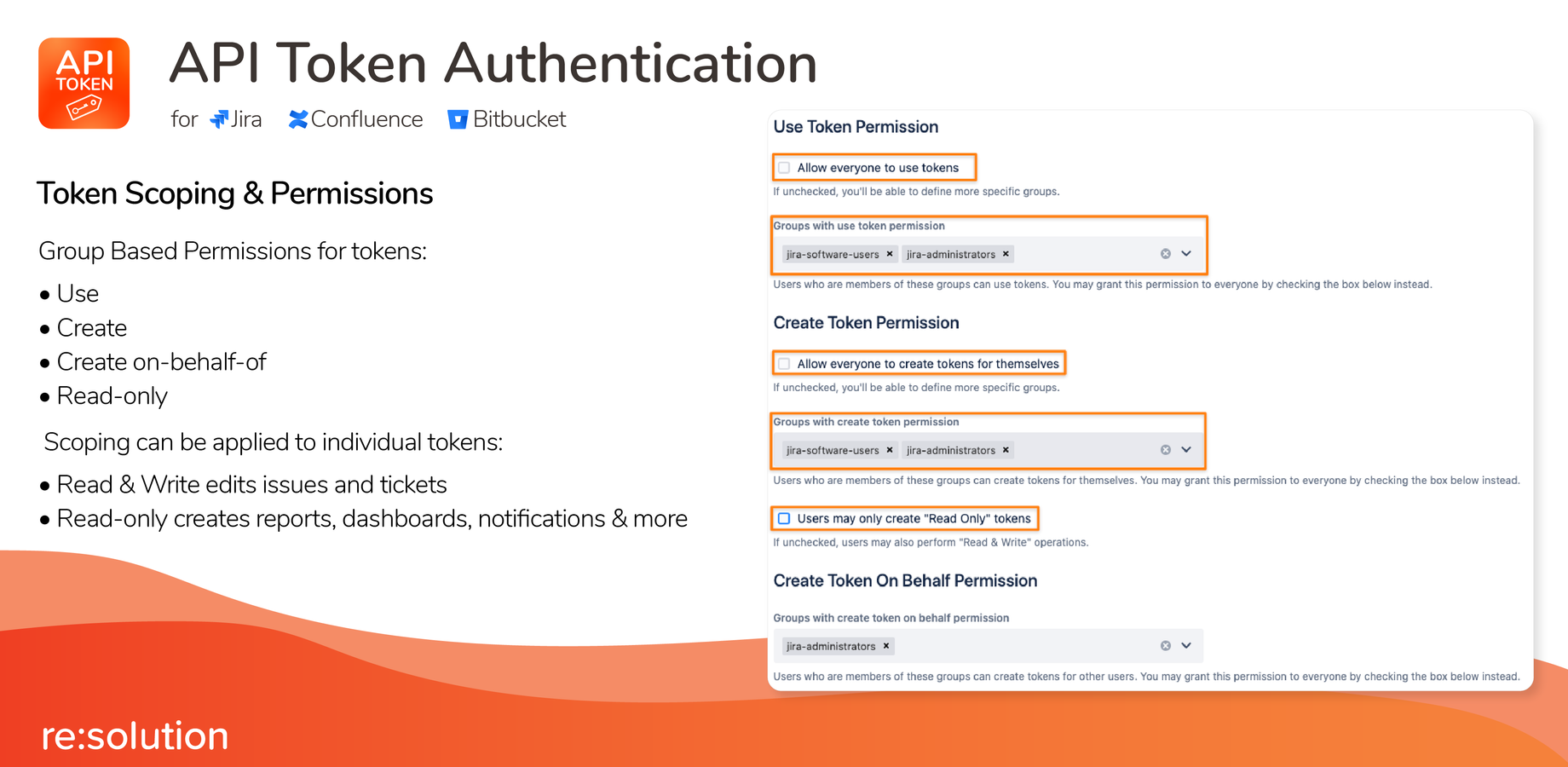 You can disable API authentication by username and Jira password in favour of API tokens, making your access more controlled & secure.

Create & revoke API Jira tokens and restrict REST requests by IP-address.