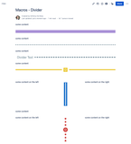 Divider macro examples