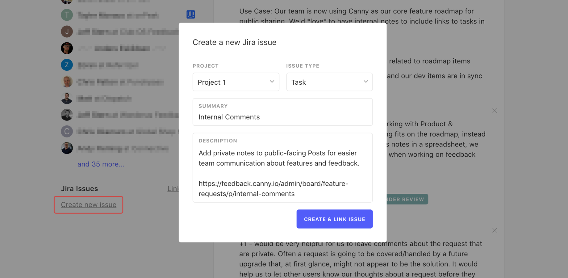 Push posts to Jira