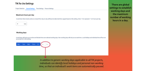 Ensure active time does not exceed your established working hours and time is not accrued on weekends.