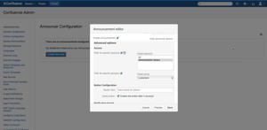 Advanced options aren't limited to merely targeting to spaces and groups. We includes delayed button activation and various format types
