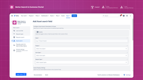 Assets search configuration.