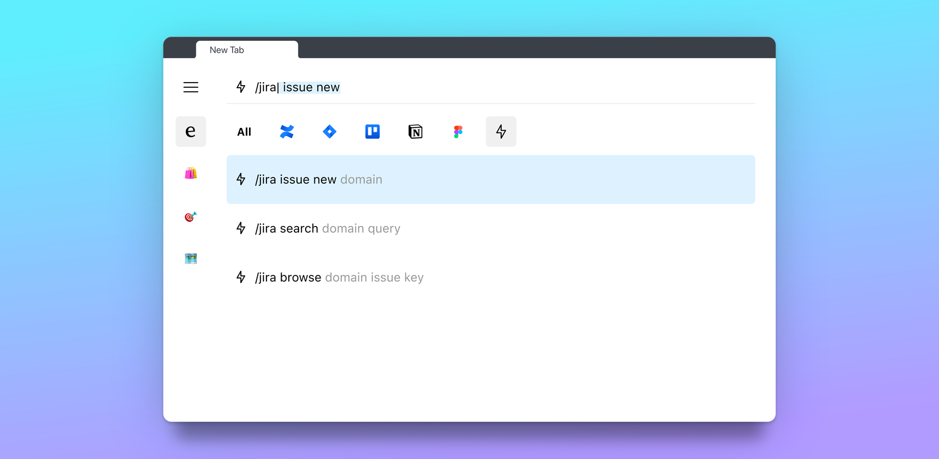 Create new Jira issues and Confluence pages fast