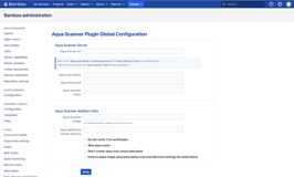Aqua Plugin global configurations.