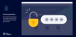 Be in control of who visits your Scroll Viewport help center by restricting access to a select group of users.