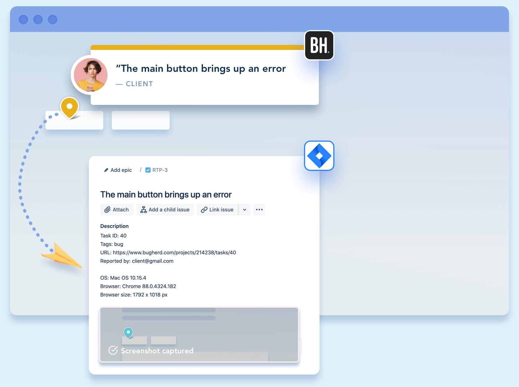 Without having to leave Jira