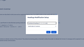 Configuration screen for the macro