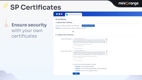 Configure the Public and Private certificates for sending signed requests or/and receive encrypted responses