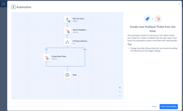 Create New HubSpot Ticket from Jira Issue by Skyvia