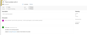 With comment mapping enabled, you can see Jira comments in the Azure DevOps/TFS work items linked with your Jira issues.