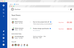 Know what your team is doing and if they're on track, stop any timer with a note.