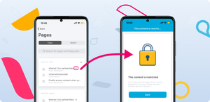 We have created data classification for page content to allow to create allowlists or blocklists for mobile page visibility.