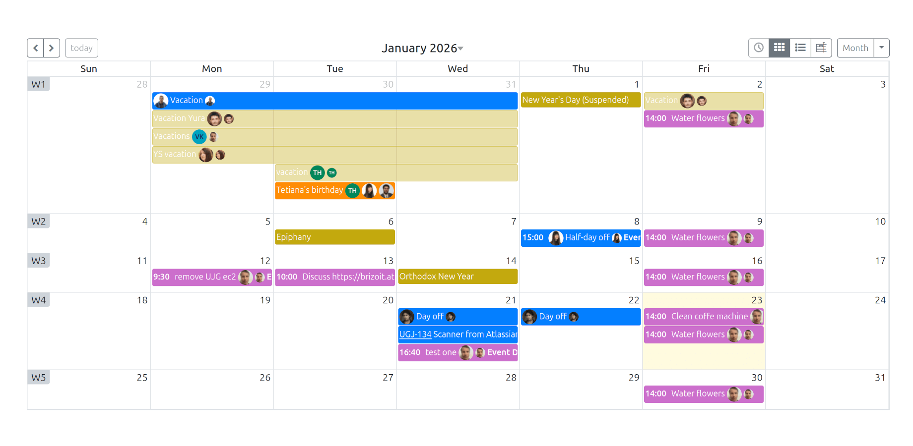 Publish your Jira based calendars in Confluence