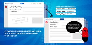 Create multipage templates and easily replace placeholders throughout your project.