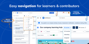 Easy navigation for catalog, player and editor