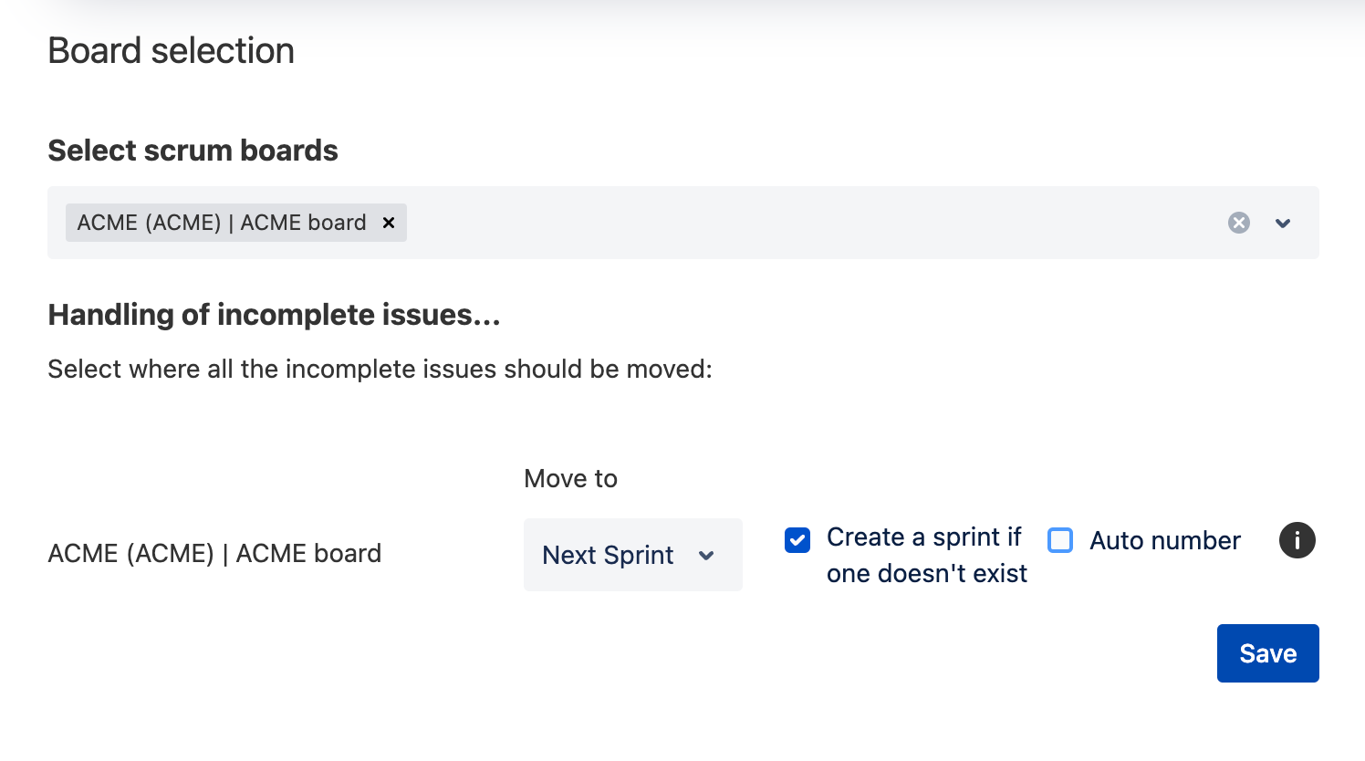 Keep your work organized, auto-numbering the new sprints. 
Sprint Automation for Jira behaves like Jira, moving incomplete issues to a new sprint, auto-numbering the sprint, and logging the actions taken.