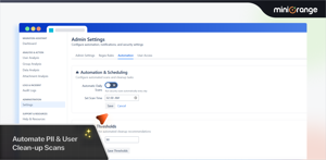 Automate PII and User Clean-up Scans