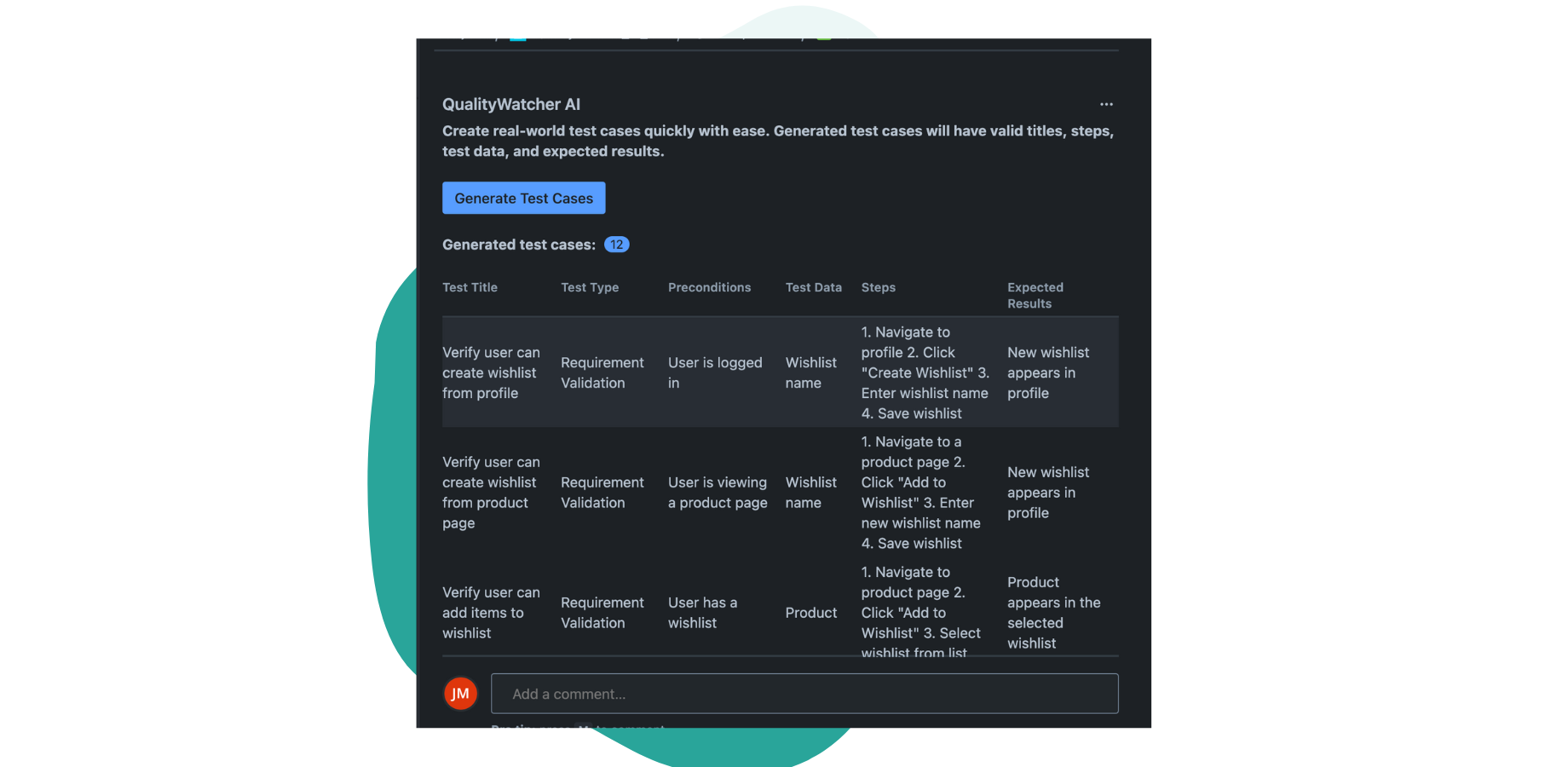 Generate industry standard test cases fast