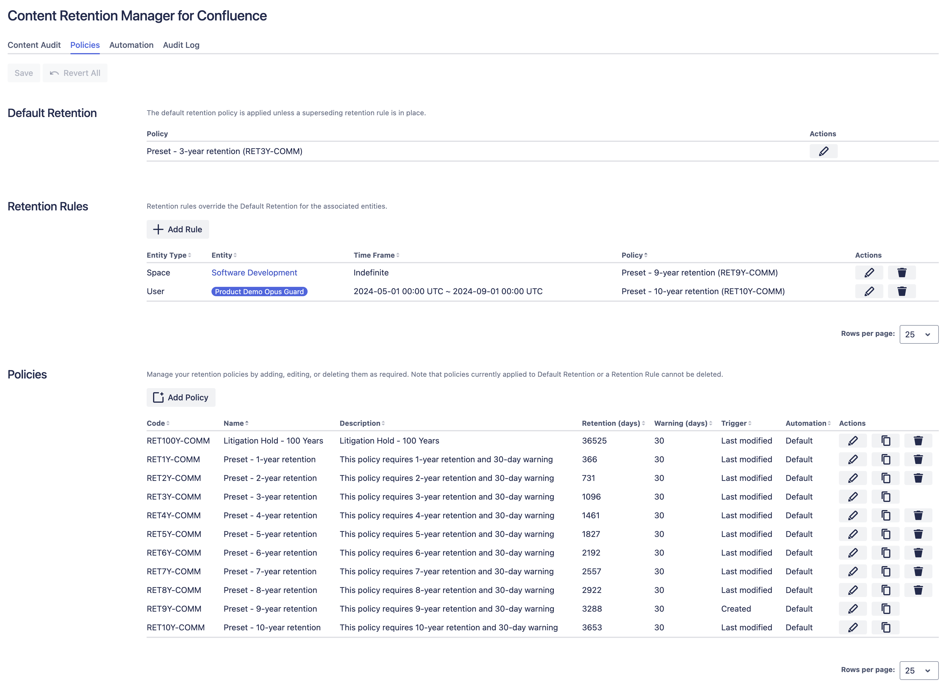 Content Retention Manager Lite for Confluence | Atlassian Marketplace