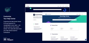 Customize the Help Center theme help center to fit your brand so it’s recognisable to your users – you can also use your own custom domain. Your users will never know your help center is built on Confluence!