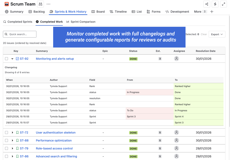 See all recently completed work items (Scrum & Kanban)