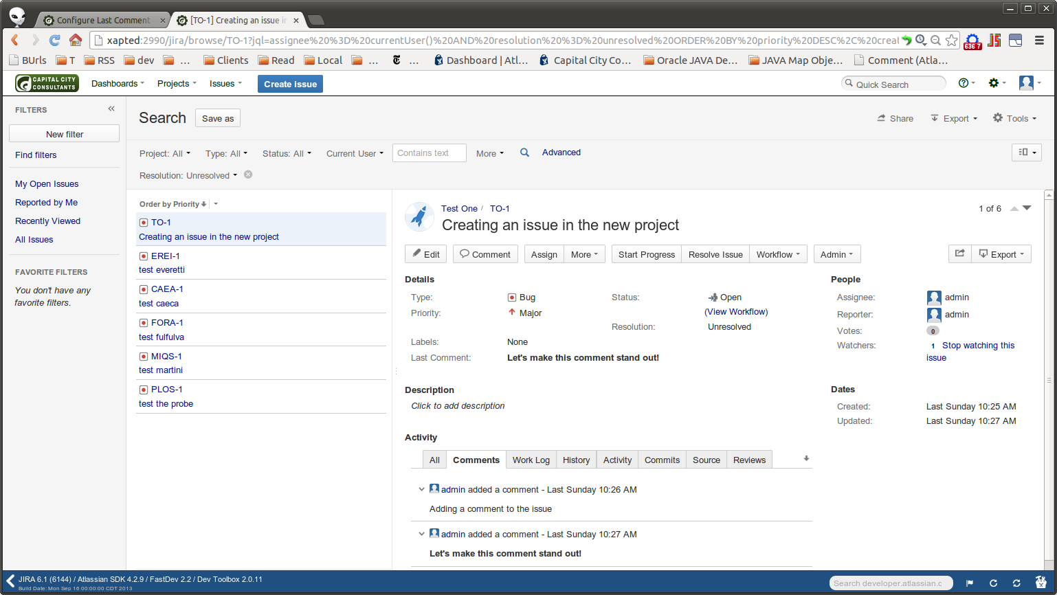 Rather than scrolling all the way to the bottom of the page, you can quickly see if there has been any recent discussion involving the issue.
