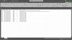 Then customer gets details like this why to pay 1-100000 developer team bills for teams employer to MS Excel.