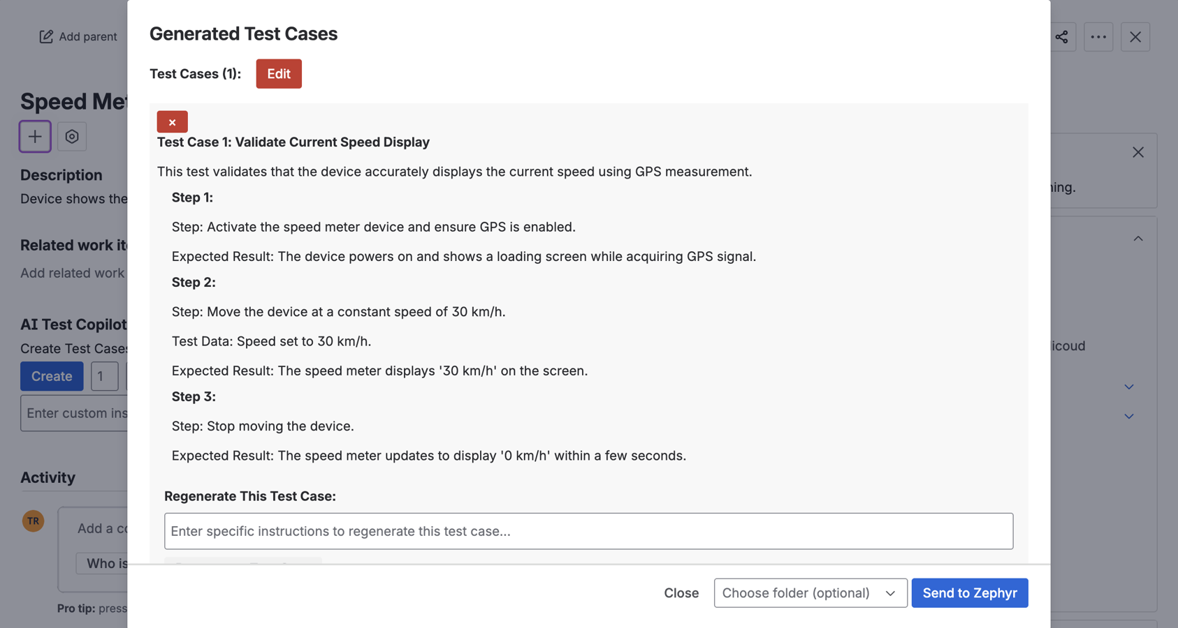 Test Case review & edit