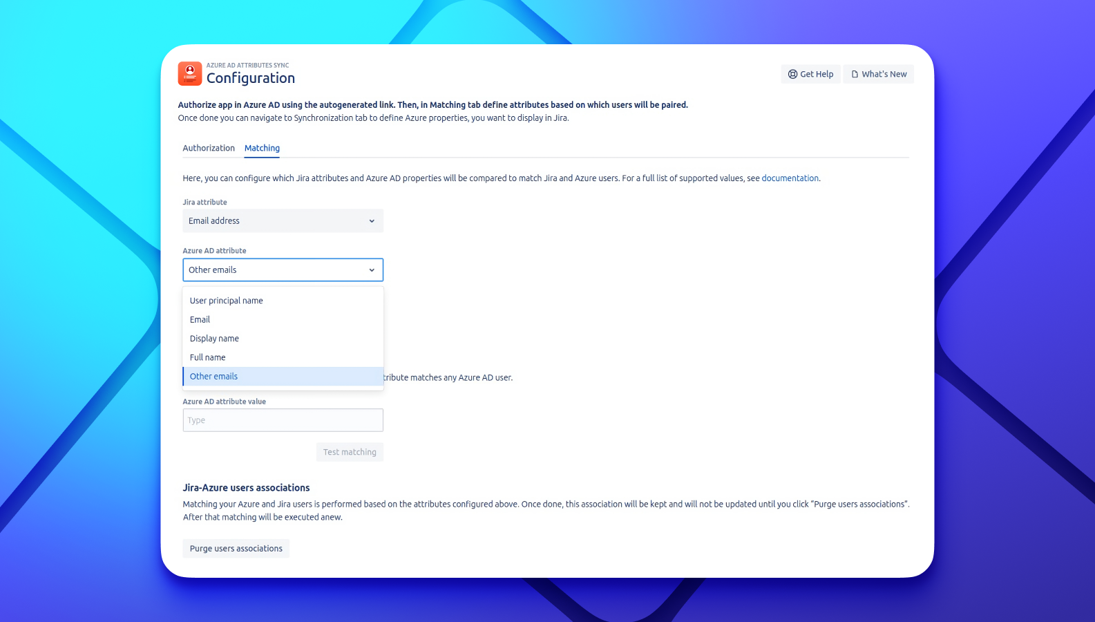 Match users between Jira and Azure AD