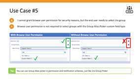 Don't need browse user permission