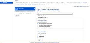 Aqua Plugin task definition.