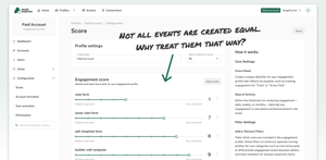 Not all events are created equal. Build customer health profiles that mean something to you so you can do your job better. No more interpreting what someone else's data means.