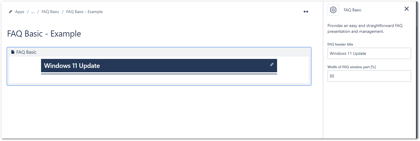 The "Configuration mode" shows the connfigured data.