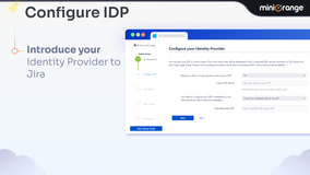 Introduce your Identity Provider to Jira quickly.