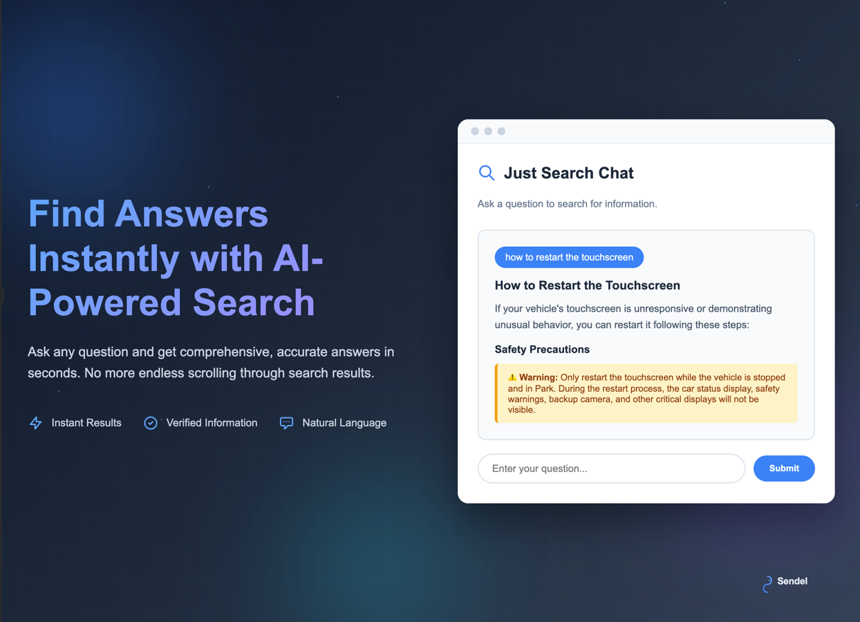 Just Search Chat Your Intelligent Search Assistant