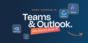 Collaboration meets context. Work in Teams and Outlook, and keep Jira integrated. Turn conversations into Jira tickets, keep communication attached, and maintain structure without changing how people work.
