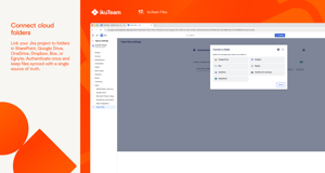 Link your Jira project to folders in SharePoint, Google Drive, OneDrive, Dropbox, Box, or Egnyte. Authenticate once and keep files synced with a single source of truth.