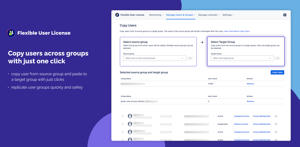 Copy users across groups with just one clic