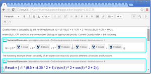 Macros may be specified as operands