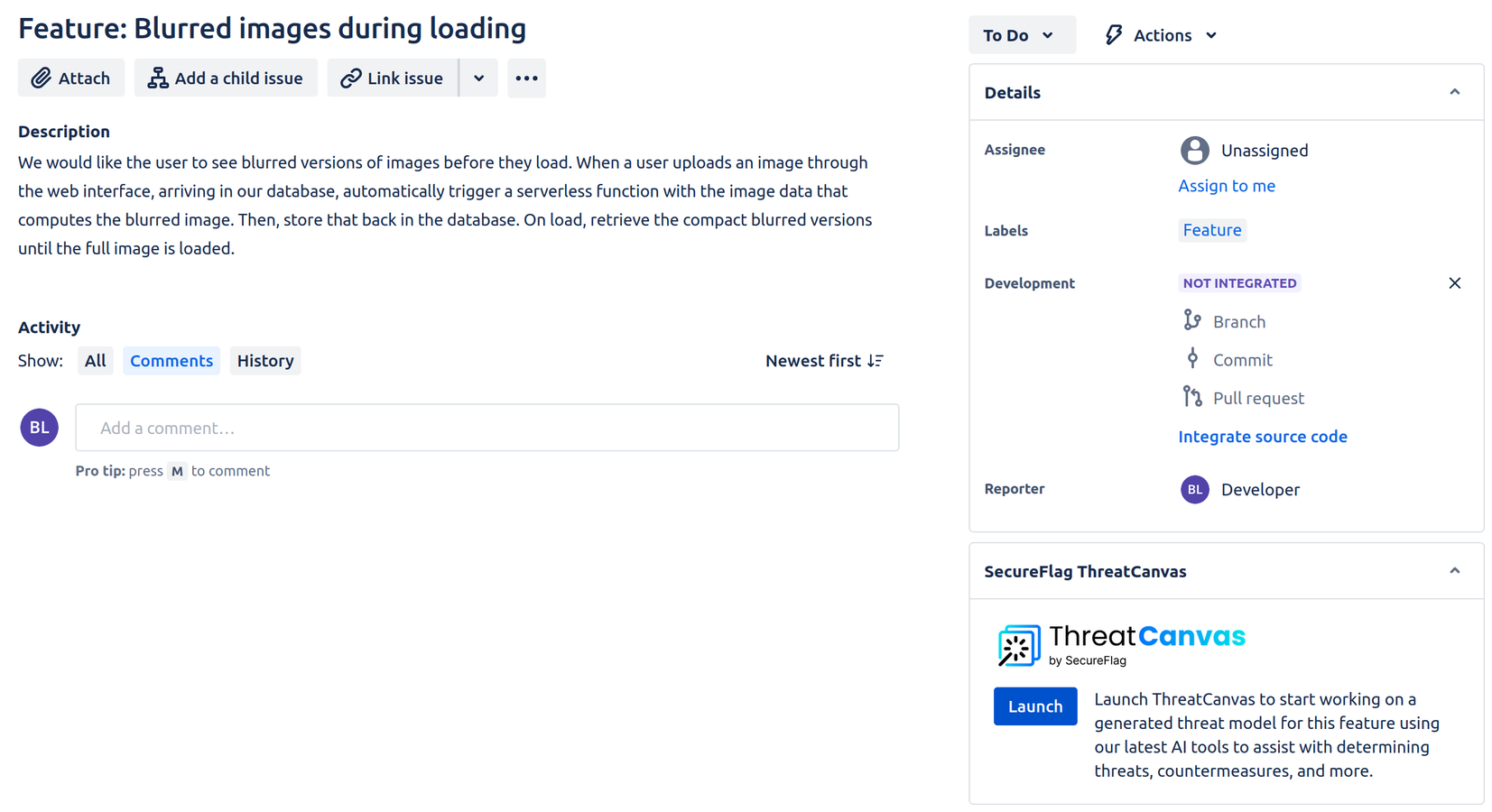 Automatically threat model your features