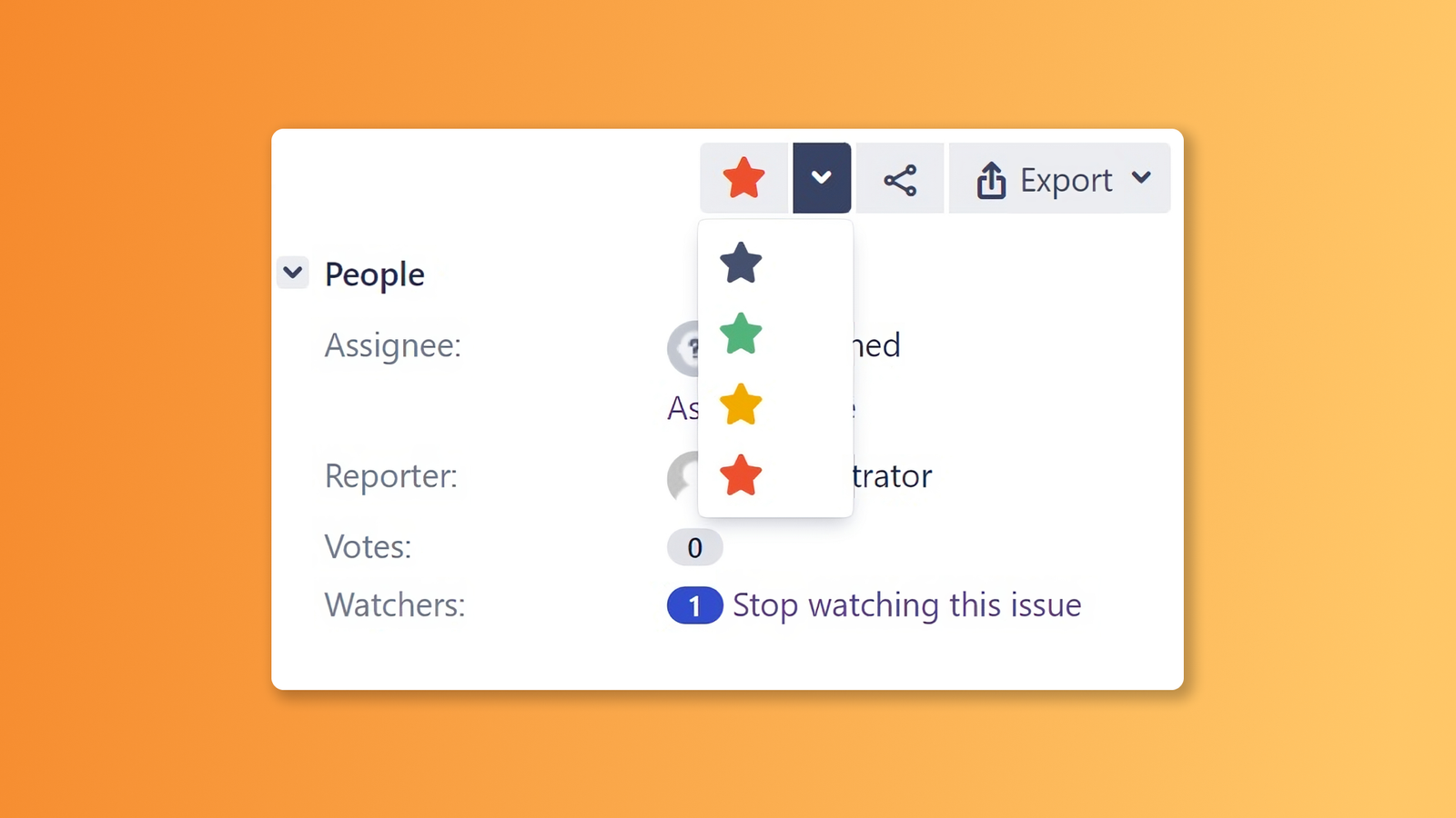 Easily group your favorites by color